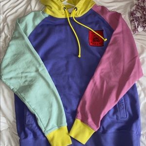 Color Block Teddy Fresh hoodie. Size medium